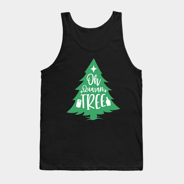 Oh QuaranTREE Funny Quarantine Christmas 2020 Tank Top by GiftTrend